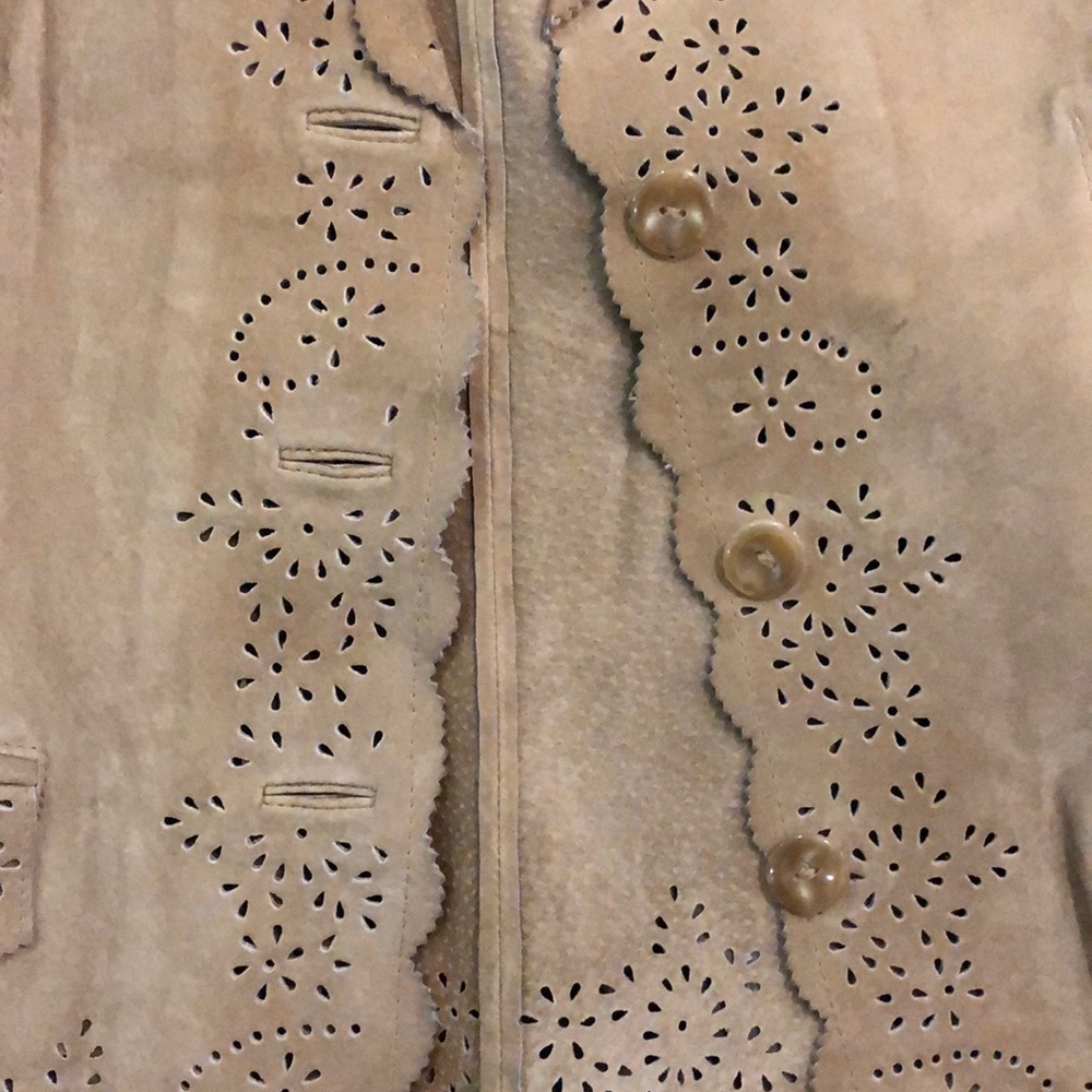 Coldwater Creek Leather Jacket/Blazer! - Picture 2 of 6